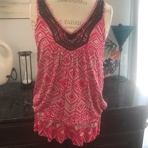 INC beaded tank top